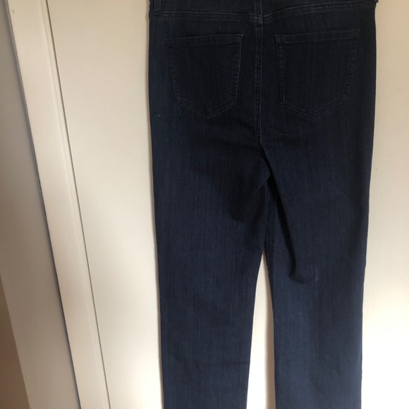 NYDJ Jeans High Straight With Released Hem Colour Highway Size 4 - Picture 4 of 4
